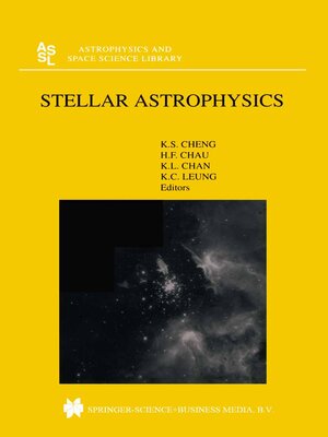 cover image of Stellar Astrophysics